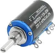 Aexit WXD3-13-2W (Potentiometer) 220 Ohm 5% 2W 8mm Dia Thread 3 Solder Lug Rotary Wire (53ry494qf247) Wound Potentiometer