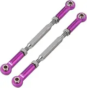 Vaguelly Pull Rods 88mm Length Turnbuckle Rod Linkage Aluminum Alloy for Vehicles