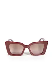 Bordeaux Square Frame Daisy Sunglasses