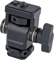 BWOFJGWH Semi-Mount Holder 180° Adjustable Adapter with Cold Shoe 1/4" Screw for - and Video Film