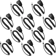 10 Pack HMN3596 PMMN4090A Speaker Microphone HMN3596A 8-Pin RJ45 Connector Speaker Mic for Motorola CDM750 CDM1250 CDM1550 CM200 CM300 GM300 GM338 GM950 M1225 M200 XPR2500 MCS2000
