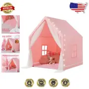 Enchanting Play Tent for Kids with Star Lights and Comfortable Mat - Indoor Fun!