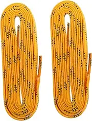 [DEARMAMY] Flat er Skate Shoe Laces Elastic Hockey Ice Skate Shoelace (yellow)