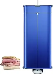 Electric Clothes Dryer, 800W Compact Drying Machine with Extension Cord, Spin Button and 180 Minute Timer, 360° Hot Air Circulation, Triple Protection, for Light Clothes Underwear Socks