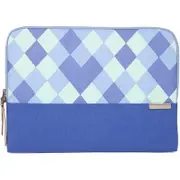 STM grace Carrying Case (Sleeve) for 30.5 cm (12") MacBook - Blue Diamonds - Polyester Body - STM-114-106M-19