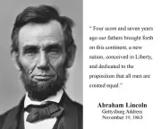 President Abraham Lincoln Gettysburg Address Quote 8 x 10 Photo Picture ab1