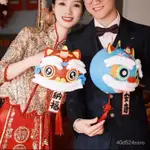 姐妹團新娘伴娘拍攝彩色道具婚禮佈置裝飾結婚燈籠醒獅舞龍接親伴 MWEV