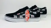 Vans Old Skool Love Letters Black Canvas Shoes Size 11.5 BRAND NEW