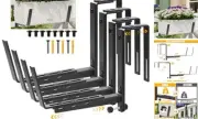 Railing & Wall Adjustable Planter Box Bracket Adjustable Upgrade Version 4 PACK