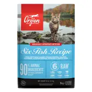Orijen Six Fish Biologically Appropriate Dry Cat Food 5.45 Kg