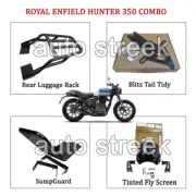 Fit For Royal Enfield Hunter 350 Luggage Rack, Tail Tidy, Sumpguard & Fly Screen (for: Royal Enfield)
