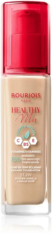 Bourjois Healthy Mix Radiant Foundation 523-Golden Beige 30 ml