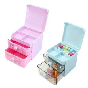 桌上型塑膠雙抽收納盒 角落生物 Sumikkogurashi san-x 置物盒 小抽屜 日本進口正版授權