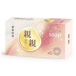 【南僑】親親香皂 添加益生菌 親膚滋潤 100gX6入/盒