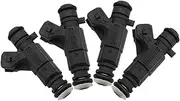 4PCS Car Injection Valve Fuel Injector 0280155921 077133551M Compatible for A6 1997-2005 Compatible for Touareg 2002-2013