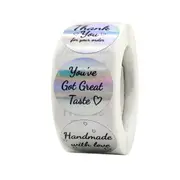 Rainbow Laser Labels Thank You Sticker Sealing Paper Stickers Stationery & Office Supply Decoration Scrapbooking