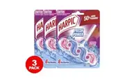 3 Pack Harpic Fresh Power Tropical Blossom Toilet Block Each