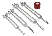 Radical Bone Nerves Ligament Muscle Healing 4 Tuning Forks with Activator Pouch