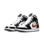 AIR JORDAN 1 MID SE BLACK/GOLD 黑金 漆皮 男鞋 852542-007 [台灣現貨]