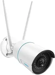 Reolink Outdoor Security Camera, 5MP HD Dual Band WiFi Cam for Home Surveillance - 2.4 /5Ghz, Smart Person/Vehicle/Animal Alerts, Motion Detection, Night Vision, IP66 Waterproof, RLC-510WA