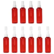 10 Pcs Brown Spray Bottle Perfume Mister Mini Plastic Bottles Travel
