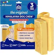 Himalayan Dog Chew Original Yak Cheese Dog Chews, 100% Natural, Long Lasting, Gluten Free, Healthy & Safe Dog Treats, Lactose & Grain Free, Protein Rich, Peanut Bits