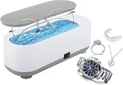[Ravsfbca] Ultrasonic Cleaning Device Glasses Ultrasonic Glasses Cleaning Device Ultrasonic Sonic Cleaner Ultrasonic Bath 45000Hz Ultrasonic Cleaner Glasses for Cleaning Glasses Jewellery Watches Dentures