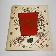 Vintage Greeting Card Volland Solitaire Card Game Strategies No Envelope