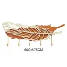 Coat Rack Wall Mount Coat Hook Rail Hanger Heavy Duty,Sturdy,Metal Wall Hook