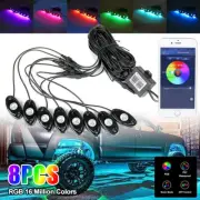 12V Car Bluetooth Smart RGB LED Atmosphere Lights 72W Vehicle Chassis Rock Light