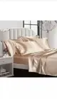 AiMay 6 Piece Bed Sheet Set Deep Pocket Luxury Rich Silk Satin Silky Super Soft