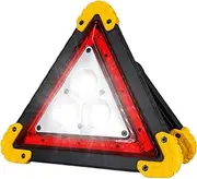 LED Triangle Lights, Quick Charge Foldable Safety Triangles, 8.66 x 8.07 x 0.79 inches Convenient Portable Warning Lights, for Cars Bright and Lightweight Roadside Safety Sign