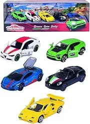 [Majorette] Dream Cars Italy 1:64 Scale Diecast Model Vehicles Giftpack (5 Piece Box)