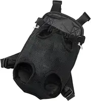 BCOATH 1PC Cat Dog Backpack Mesh Chest Bag Portable Outdoor Pet Carrier for Travel Sightseeing Camping Breathable Design for Comfort and Freedom