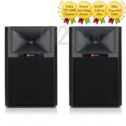 JBL 4305P Studio Monitor Powered Bookshelf Speakers - Black