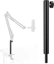 InnoGear Microphone Boom Arm Extension Tube Aluminum Alloy Mic Stand Extension Riser Desk Mount Mic Arm Extension Rod for Microphone Suspension Boom Scissor Arm Stand Holder