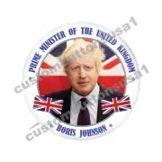 BORIS JOHNSON BUTTON - United Kingdom Prime Minister - Political Pinback 2022