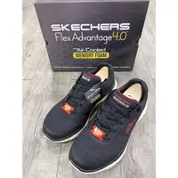 在飛比找蝦皮購物優惠-SKECHERS-232225WBKRD 現貨 綁帶 健走鞋