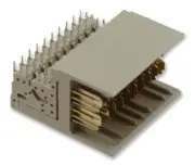 HEADER, HM-ZD, THT, VERTICAL, 40WAY, PC Board Backplane Connectors 6469169-1