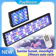 60 90 120cm Full Spectrum Aquarium LED Light Lighting Aqua Marine Fish Tank Lamp