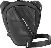 SHIMA Division Hip Bag Motorcycle Leg Bag Men Women Motorbike Hip Reflective Waterproof Pocket Drop Thigh Satchel Pouch Holster Straps Waist Fanny Pack (Black, 2 Liters)