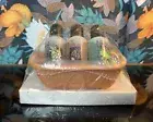 Vintage 1990s AVON Foam Bubble Bath 3 Bottle Gift Set Ceramic Bath New Old Stock