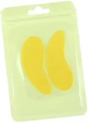 TENOL Premium under Eye Gel Pads for Lash Extensions - Salon Quality, Yellow, 6 Pcs
