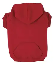 Zack and Zoey Basic Hoodie for Dogs 20In Large Tomato Red