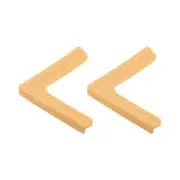 Window Corner Edge Protectors, 2Pack Standard Simple Style 70mmX15mm Orange Wood