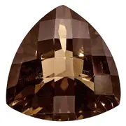 Gemstone Smoky Quartz Aa Quality 7mm Trillion Checkerboard