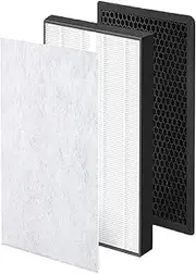 Hepa Filter FZ-E75HF Deodorizing Filter FZ-F70DF Humidifying Filter FZ-L75MF，Compatible for Sharp，Air Purifier KI-LX75-W(FZ-E75HF FZ-F70DF)