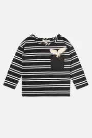 Owl Kids LS Pocket Tee