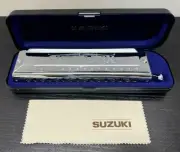 Suzuki SCX-64 Chromatic Harmonica 16 Holes 64 Sound Standard w/Plastic Case New