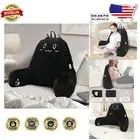 Adjustable Back Support Pillow in Adorable Cat Design - Ideal for Reading in Bed